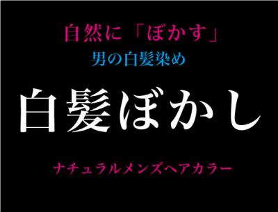 白髪ぼかし